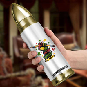 Teach Black History Education Pride Bullet Tumbler Black History Month TS12 Print Your Wear