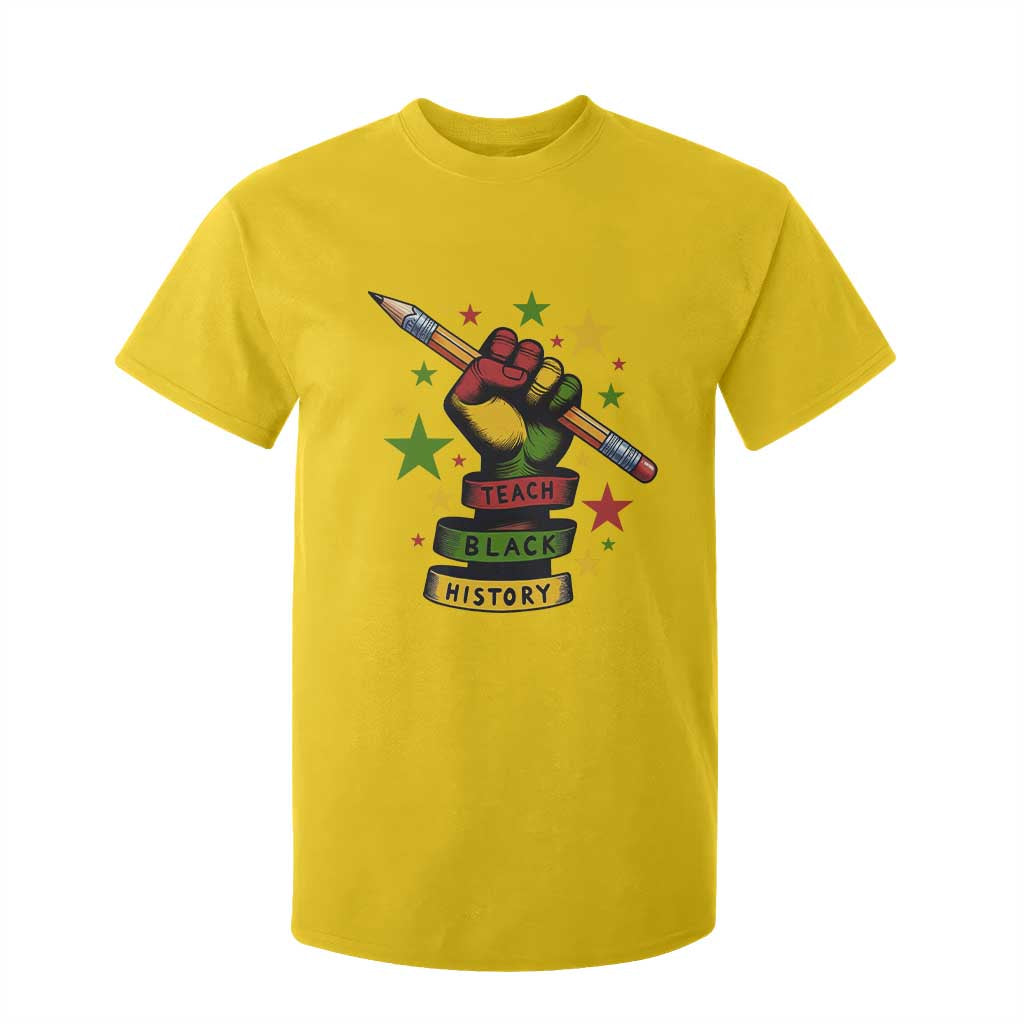 Teach Black History Education Pride T Shirt For Kid Black History Month TS12 Daisy Print Your Wear