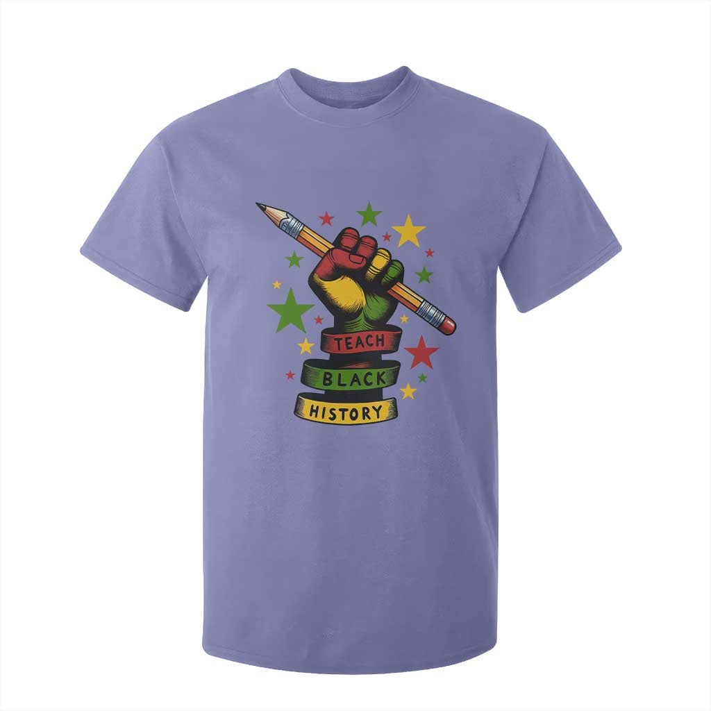 Teach Black History Education Pride T Shirt For Kid Black History Month TS12 Violet Print Your Wear