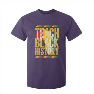 Teach Black History T Shirt For Kid Black History Month Gift For Teachers TS12 Purple Print Your Wear