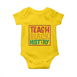 Black History Month Gift Baby Onesie Teach Black History Empowerment TS12 Daisy Print Your Wear