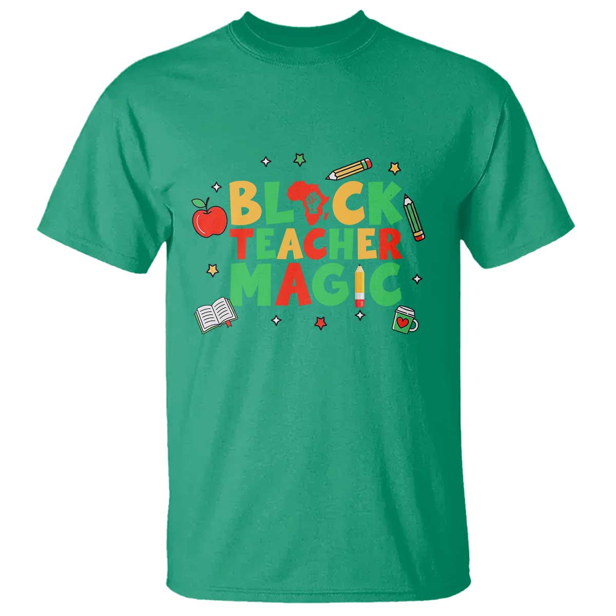 Inspirational Black Teacher Magic T Shirt African American History Month TS12 Irish Green Print Your Wear