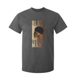 Black Teacher Magic T Shirt For Kid African American Pride Teacher Life TS12 Dark Heather Print Your Wear