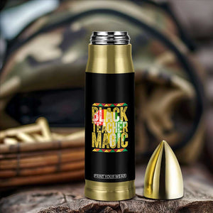 Black History Month Gift Bullet Tumbler Black Teacher Magic TS12 Print Your Wear