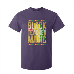 Black History Month Gift T Shirt For Kid Black Teacher Magic TS12 Purple Print Your Wear