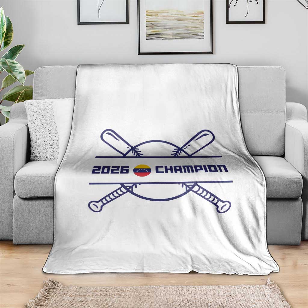 Venezuela Champions 2026 Throw Blanket Baseball Pride Gift TS12 Print Your Wear