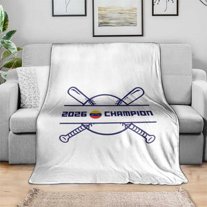 Venezuela Champions 2026 Throw Blanket Baseball Pride Gift TS12 Print Your Wear