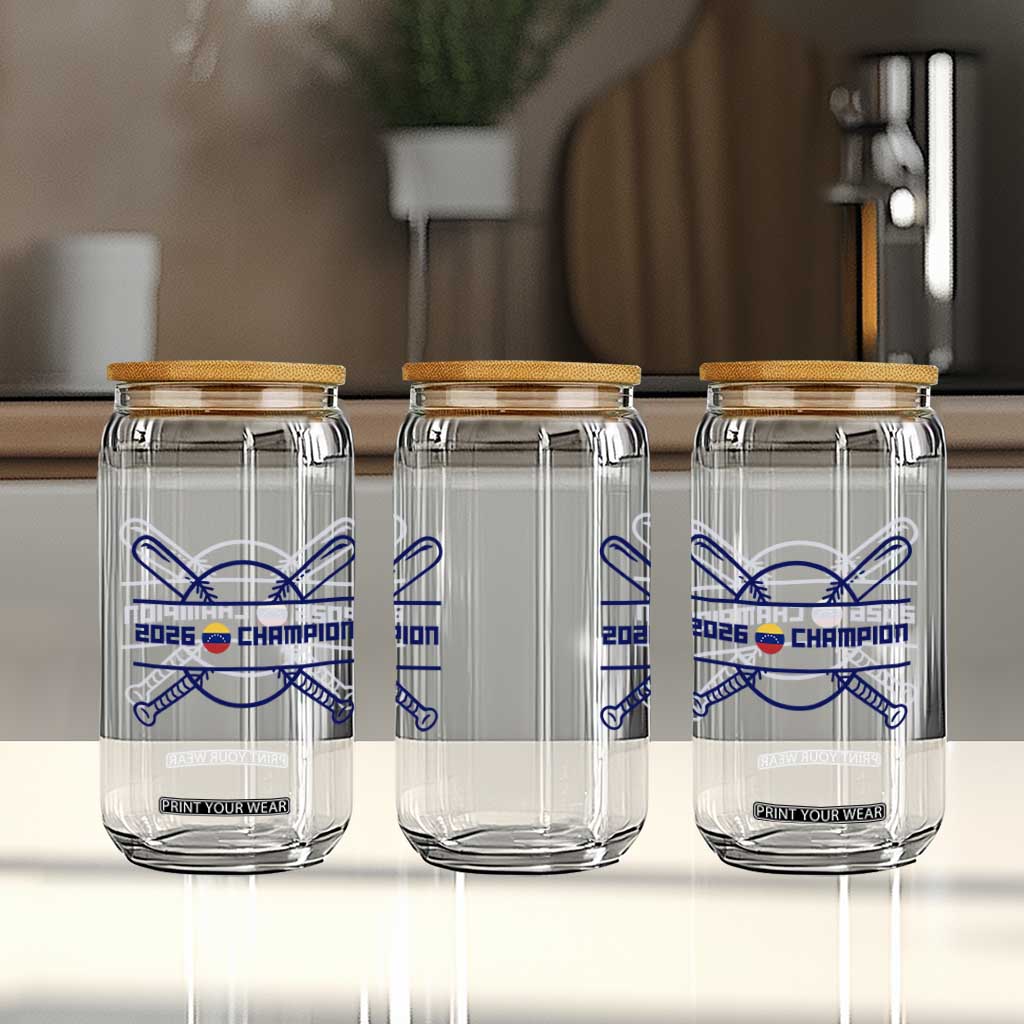 Venezuela Champions 2026 Glass Can Baseball Pride Gift TS12 Print Your Wear