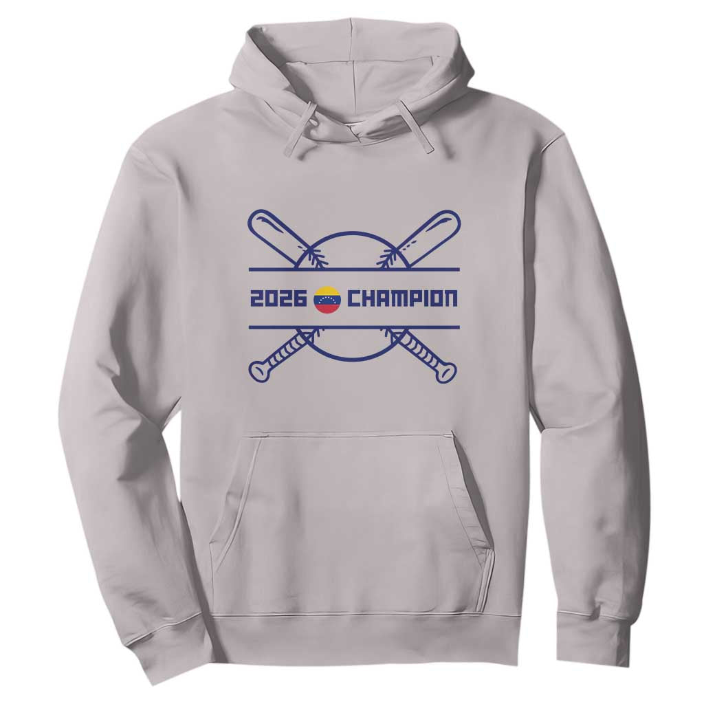 Venezuela Champions 2026 Hoodie Baseball Pride Gift TS12 Ice Gray Print Your Wear