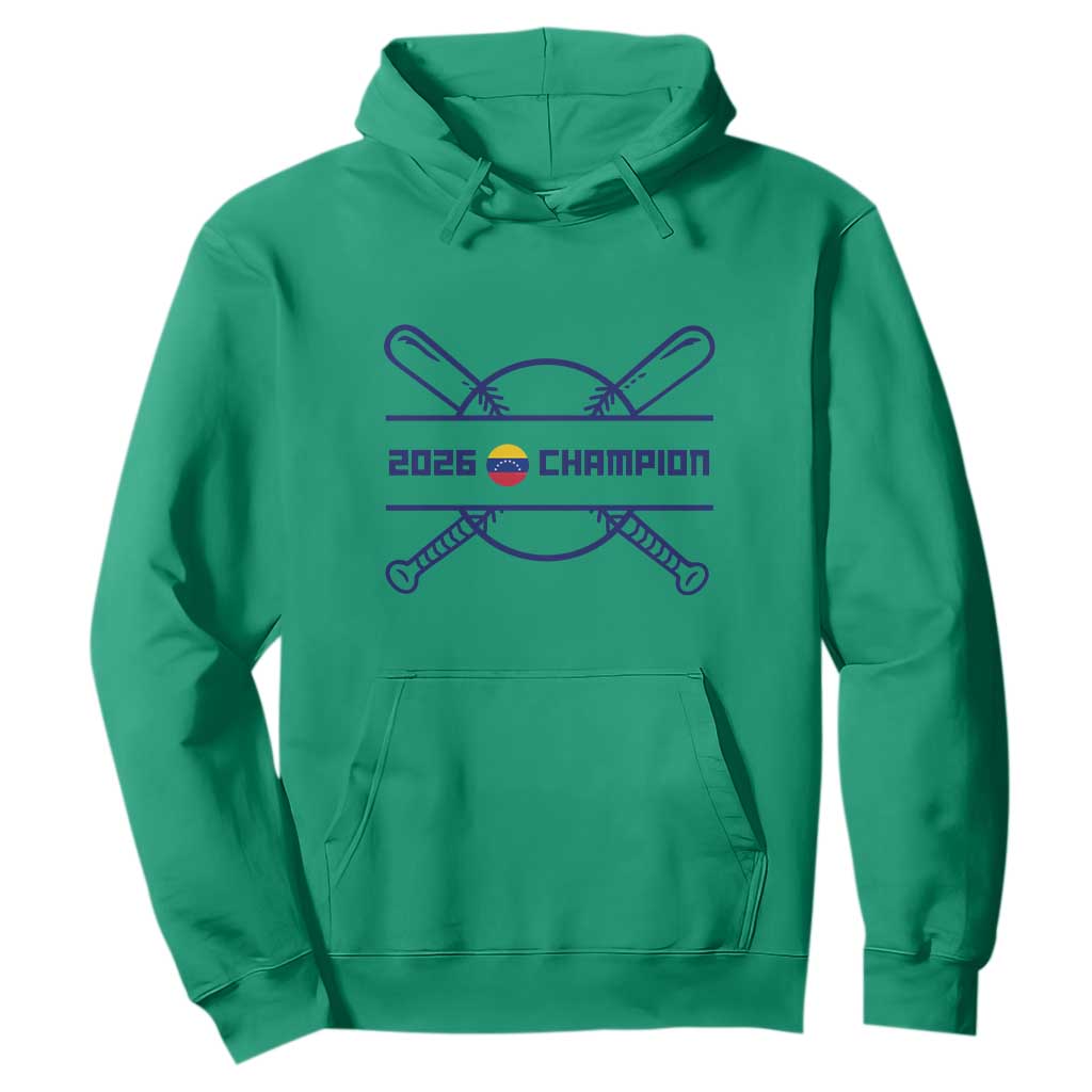 Venezuela Champions 2026 Hoodie Baseball Pride Gift TS12 Irish Green Print Your Wear