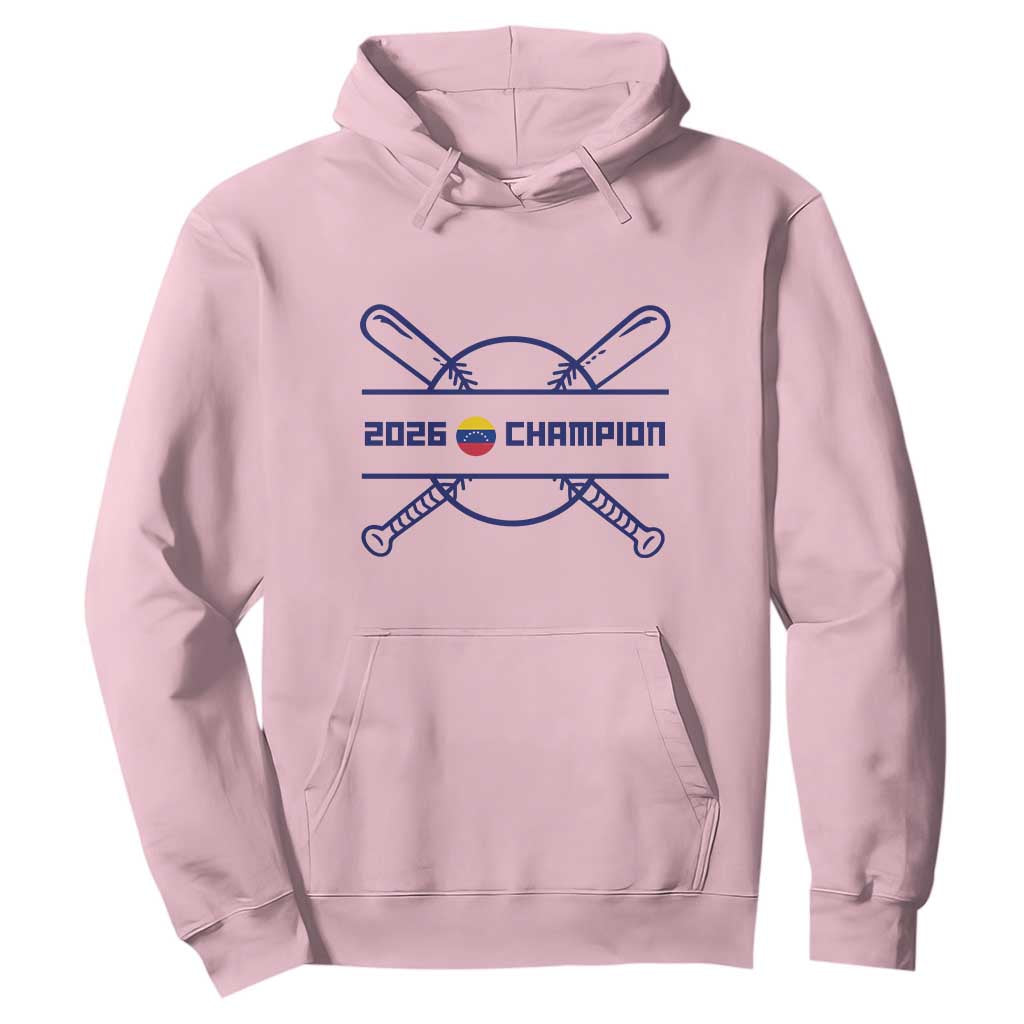 Venezuela Champions 2026 Hoodie Baseball Pride Gift TS12 Light Pink Print Your Wear