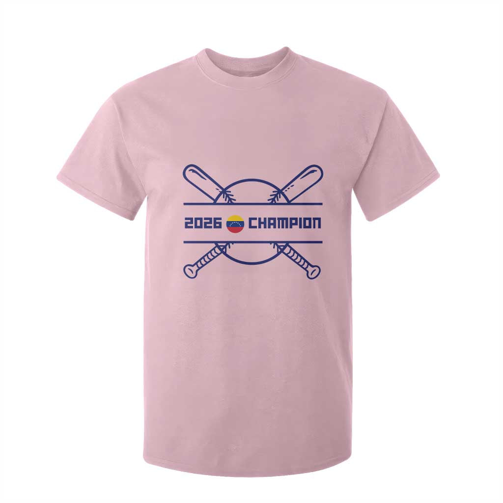 Venezuela Champions 2026 T Shirt For Kid Baseball Pride Gift TS12 Light Pink Print Your Wear