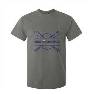 Venezuela Champions 2026 T Shirt For Kid Baseball Pride Gift TS12 Military Green Print Your Wear