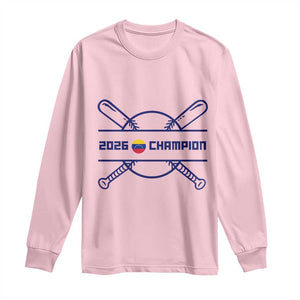 Venezuela Champions 2026 Long Sleeve Shirt Baseball Pride Gift TS12 Light Pink Print Your Wear