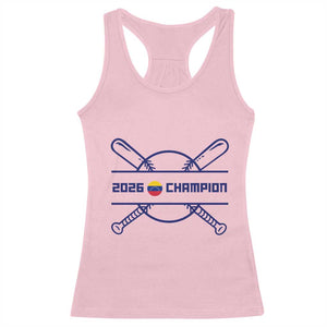 Venezuela Champions 2026 Racerback Tank Top Baseball Pride Gift TS12 Light Pink Print Your Wear