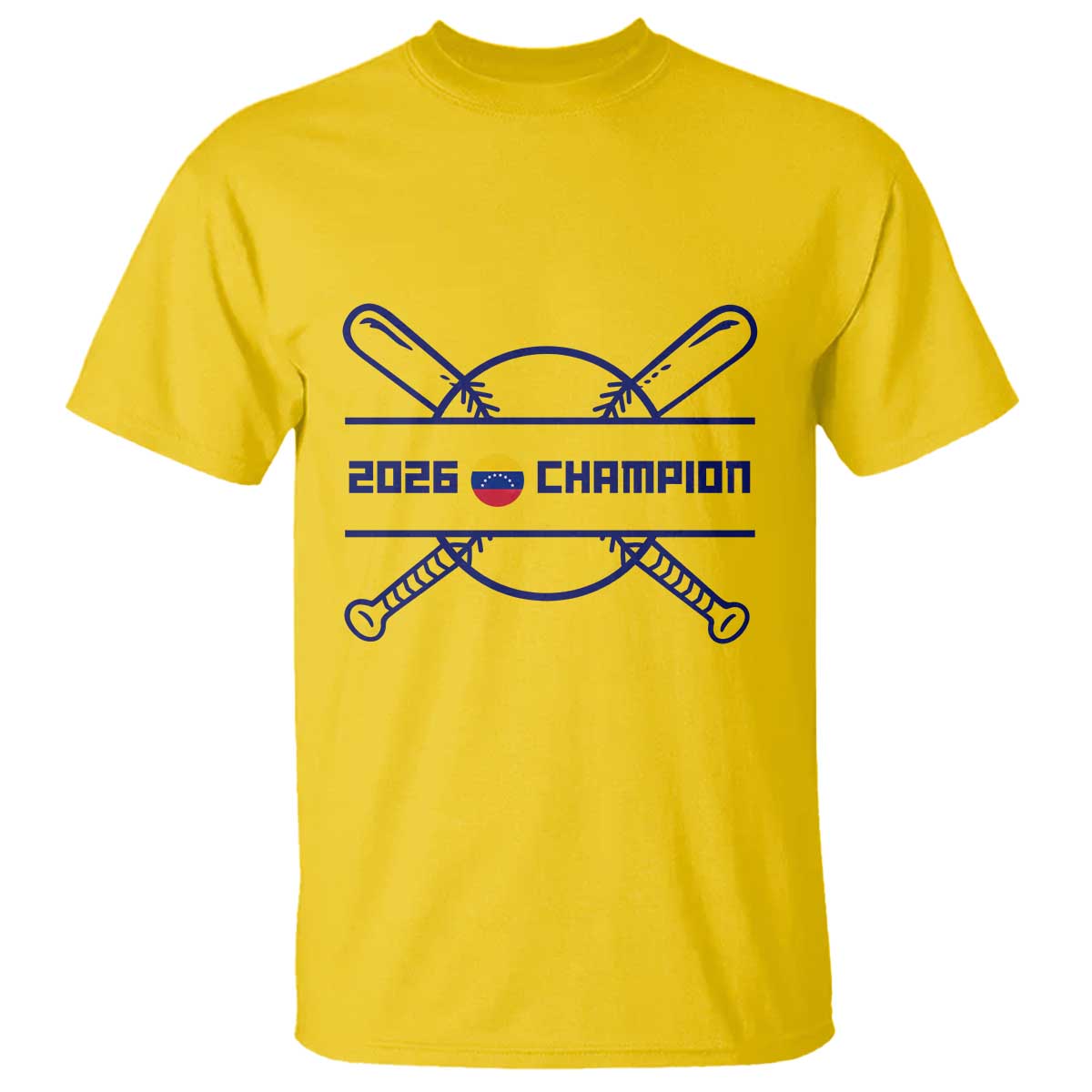 Venezuela Champions 2026 T Shirt Baseball Pride Gift TS12 Daisy Print Your Wear