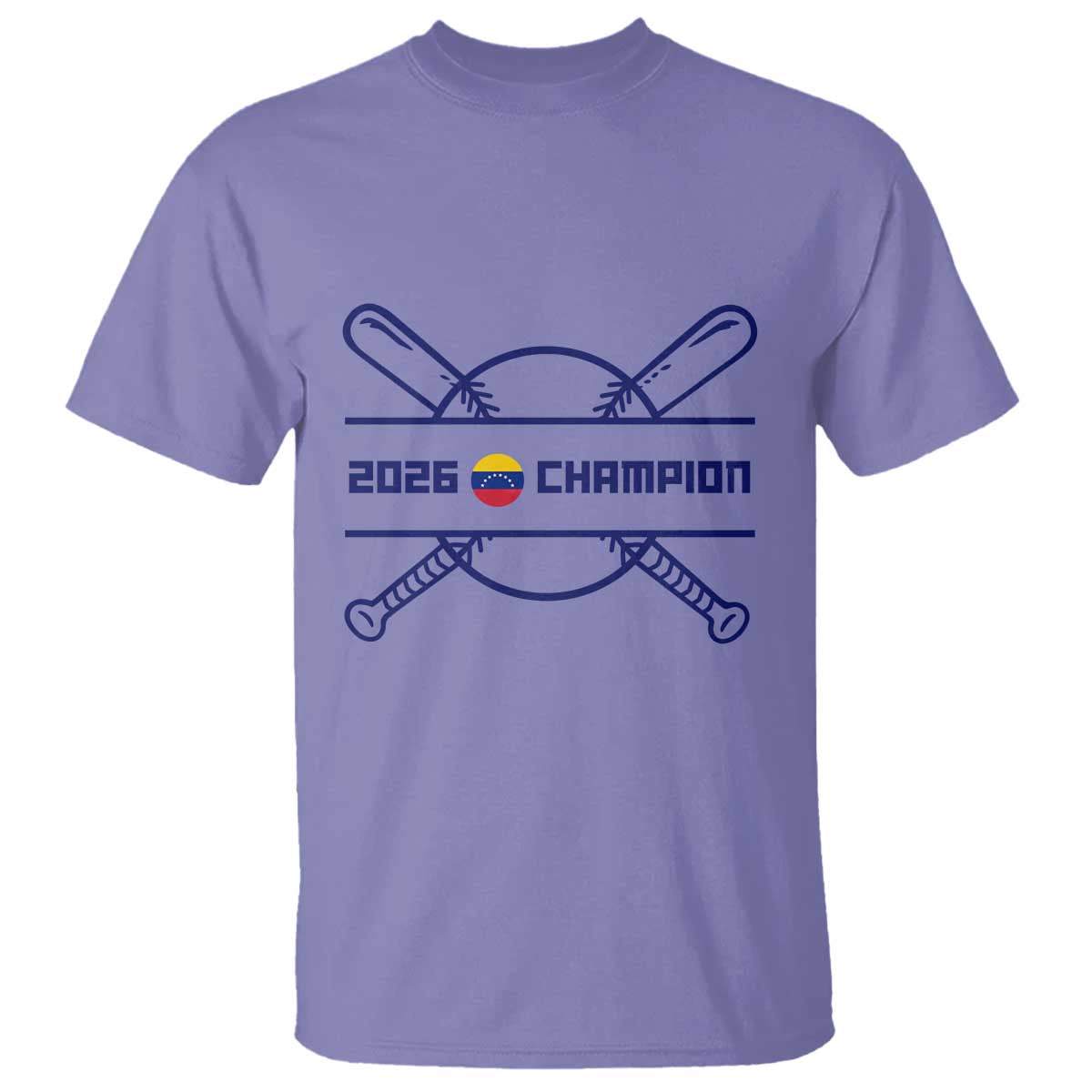 Venezuela Champions 2026 T Shirt Baseball Pride Gift TS12 Violet Print Your Wear