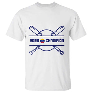 Venezuela Champions 2026 T Shirt Baseball Pride Gift TS12 White Print Your Wear
