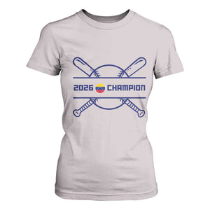 Venezuela Champions 2026 T Shirt For Women Baseball Pride Gift TS12 Ice Gray Print Your Wear