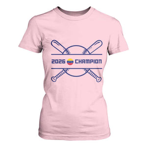 Venezuela Champions 2026 T Shirt For Women Baseball Pride Gift TS12 Light Pink Print Your Wear