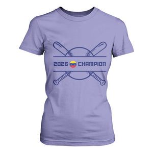 Venezuela Champions 2026 T Shirt For Women Baseball Pride Gift TS12 Violet Print Your Wear