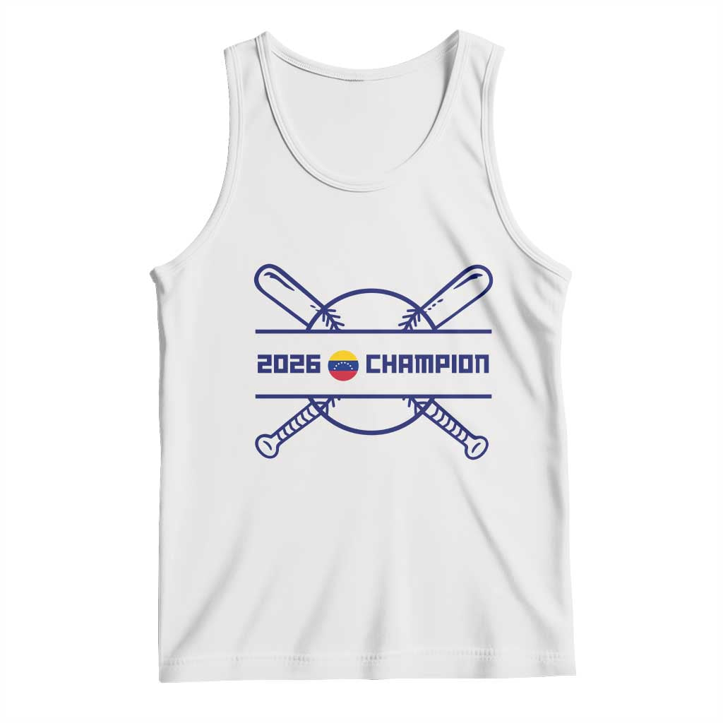 Venezuela Champions 2026 Tank Top Baseball Pride Gift TS12 White Print Your Wear