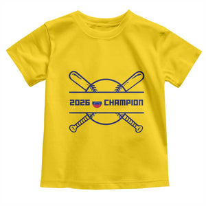 Venezuela Champions 2026 Toddler T Shirt Baseball Pride Gift TS12 Daisy Print Your Wear