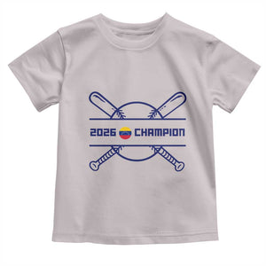 Venezuela Champions 2026 Toddler T Shirt Baseball Pride Gift TS12 Ice Gray Print Your Wear