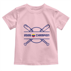 Venezuela Champions 2026 Toddler T Shirt Baseball Pride Gift TS12 Light Pink Print Your Wear