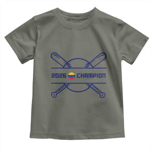 Venezuela Champions 2026 Toddler T Shirt Baseball Pride Gift TS12 Military Green Print Your Wear
