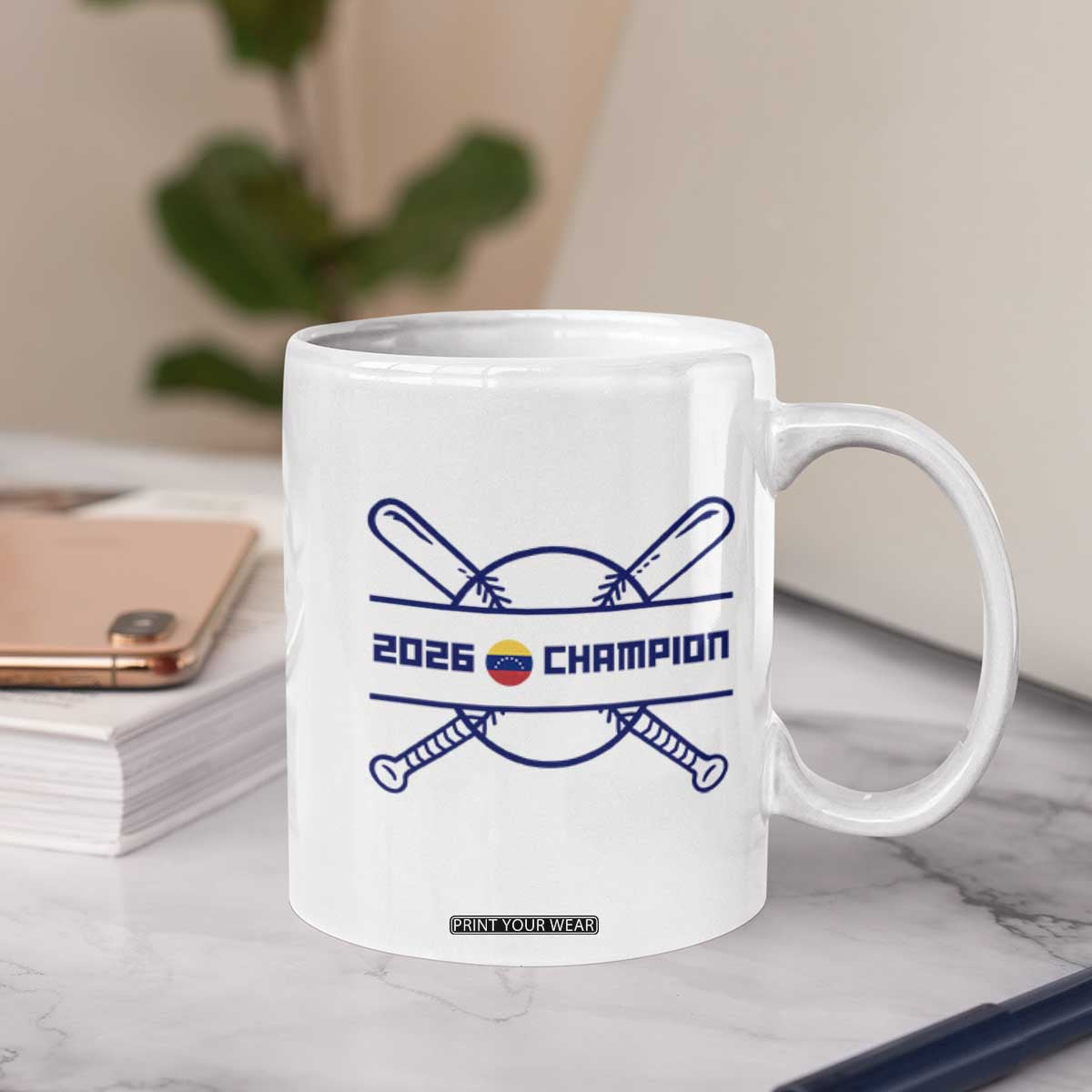 Venezuela Champions 2026 Coffee Mug Baseball Pride Gift TS12 Print Your Wear