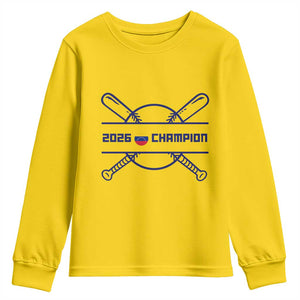 Venezuela Champions 2026 Youth Sweatshirt Baseball Pride Gift TS12 Daisy Print Your Wear