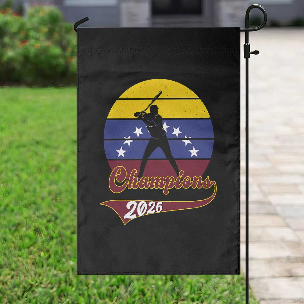 Vintage Venezuela 2026 Champions Garden Flag Patriotic Baseball Pride Gift TS12 Print Your Wear
