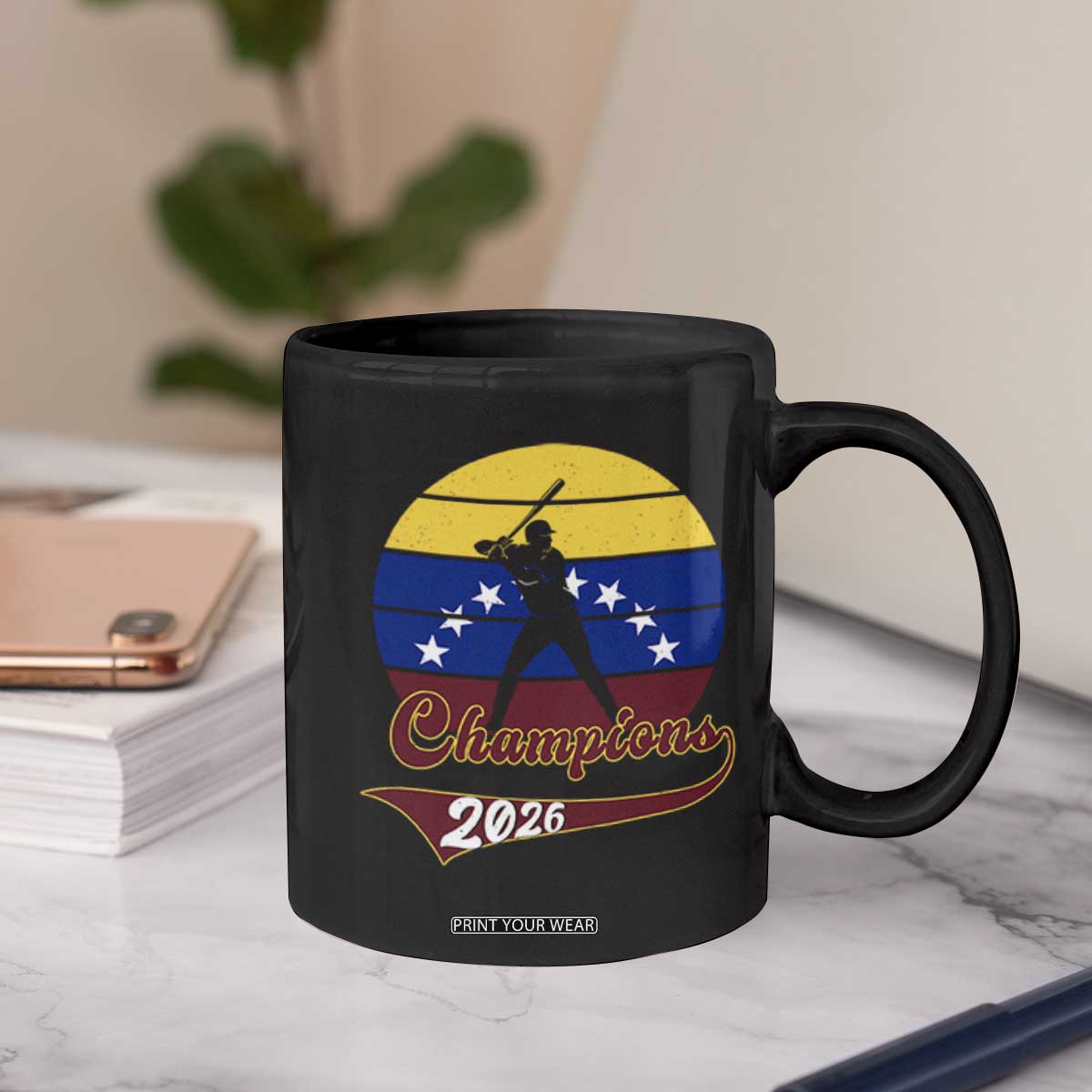 Vintage Venezuela 2026 Champions Coffee Mug Patriotic Baseball Pride Gift TS12 Print Your Wear