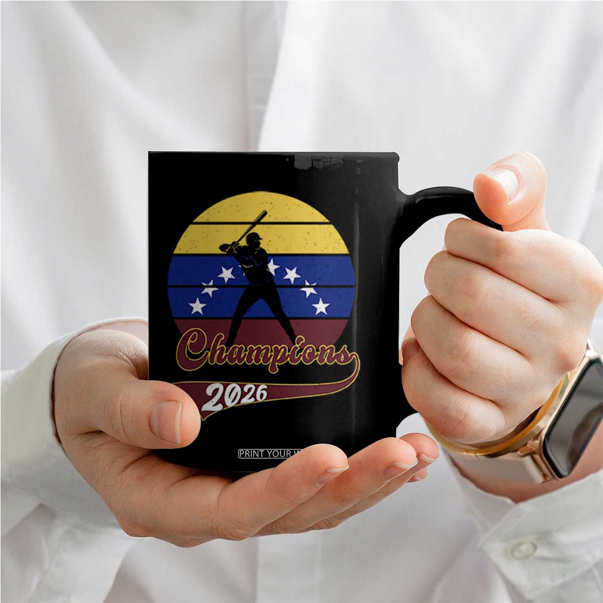 Vintage Venezuela 2026 Champions Coffee Mug Patriotic Baseball Pride Gift TS12 Print Your Wear
