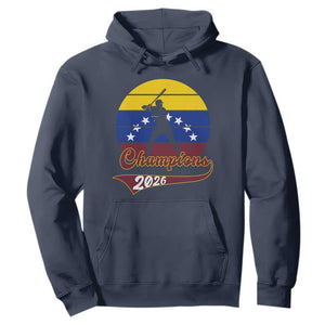Vintage Venezuela 2026 Champions Hoodie Patriotic Baseball Pride Gift TS12 Navy Print Your Wear