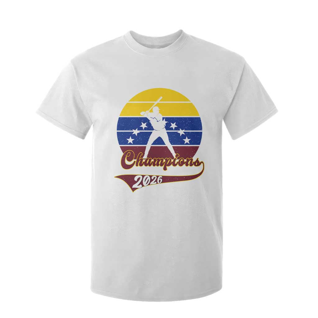 Vintage Venezuela 2026 Champions T Shirt For Kid Patriotic Baseball Pride Gift TS12 White Print Your Wear