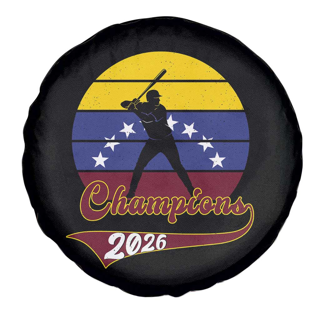 Vintage Venezuela 2026 Champions Spare Tire Cover Patriotic Baseball Pride Gift TS12 Print Your Wear
