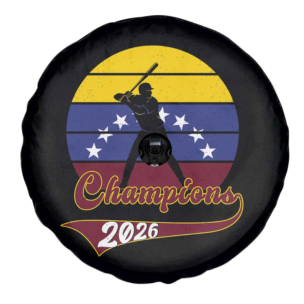 Vintage Venezuela 2026 Champions Spare Tire Cover Patriotic Baseball Pride Gift TS12 Print Your Wear