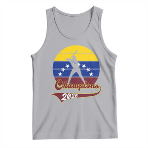 Vintage Venezuela 2026 Champions Tank Top Patriotic Baseball Pride Gift TS12 Athletic Heather Print Your Wear