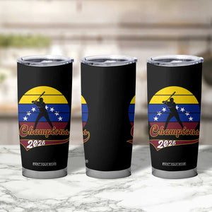 Vintage Venezuela 2026 Champions Tumbler Cup Patriotic Baseball Pride Gift TS12 Print Your Wear