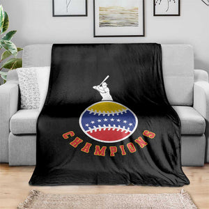 Venezuela 2026 Champions Throw Blanket Baseball Gift For Sport Lover TS12 Print Your Wear