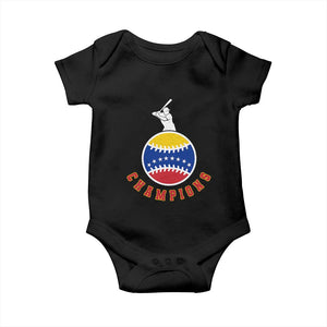 Venezuela 2026 Champions Baby Onesie Baseball Gift For Sport Lover TS12 Black Print Your Wear