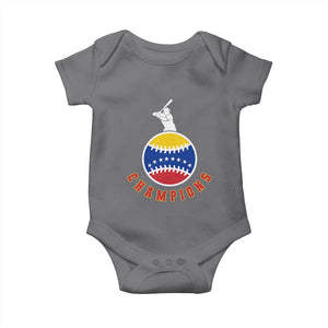 Venezuela 2026 Champions Baby Onesie Baseball Gift For Sport Lover TS12 Charcoal Print Your Wear