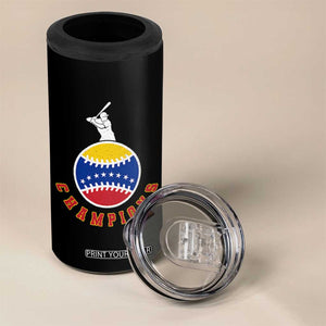 Venezuela 2026 Champions 4 in 1 Can Cooler Tumbler Baseball Gift For Sport Lover TS12 Print Your Wear