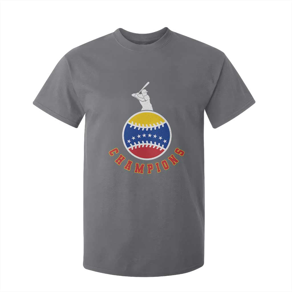 Venezuela 2026 Champions T Shirt For Kid Baseball Gift For Sport Lover TS12 Charcoal Print Your Wear