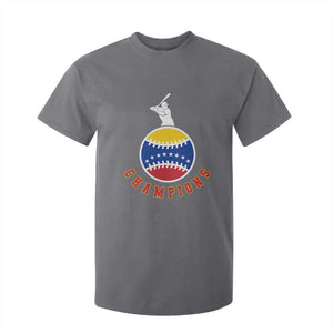 Venezuela 2026 Champions T Shirt For Kid Baseball Gift For Sport Lover TS12 Charcoal Print Your Wear
