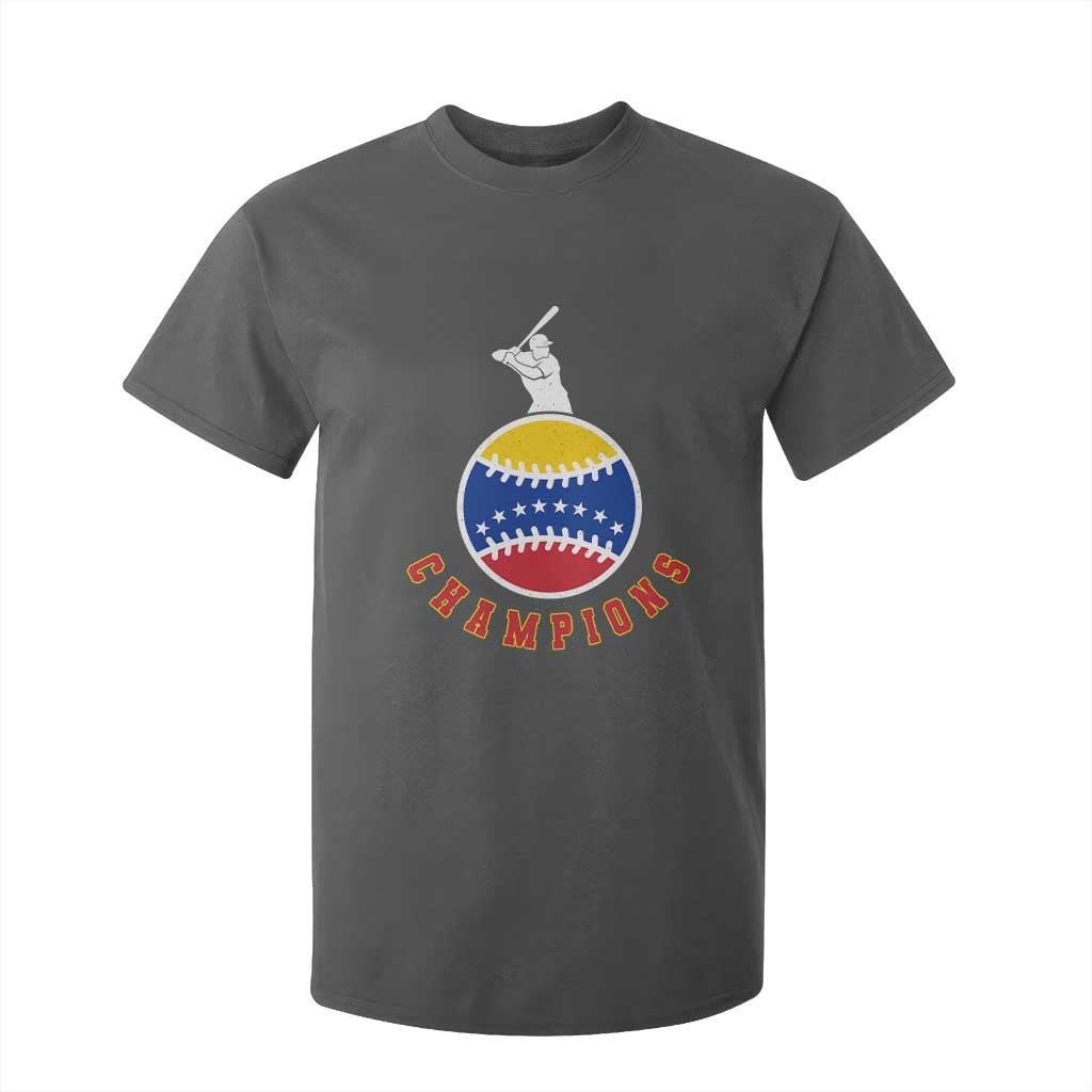 Venezuela 2026 Champions T Shirt For Kid Baseball Gift For Sport Lover TS12 Dark Heather Print Your Wear