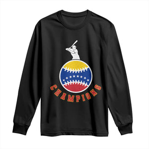 Venezuela 2026 Champions Long Sleeve Shirt Baseball Gift For Sport Lover TS12 Black Print Your Wear