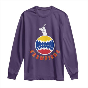 Venezuela 2026 Champions Long Sleeve Shirt Baseball Gift For Sport Lover TS12 Purple Print Your Wear
